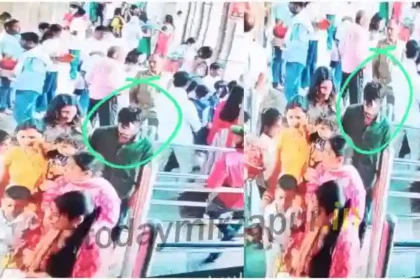 A visitor purse was stolen during darshan at Maa Vindhyavashini Dham