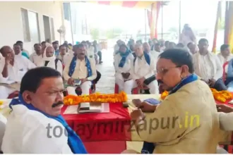 Bahujan Samaj Party held a joint meeting in Mirzapur and Bhadohi