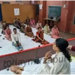 Child yogis celebrated yoga festival with teachers in Mirzapur Narghat