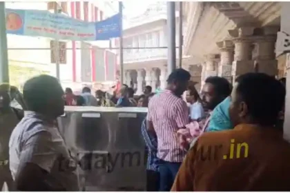 Crowd gathered in Vindhya Dham on Gupt Navratri