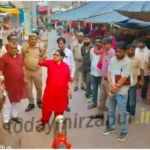 District Magistrate got angry over encroachment by shopkeepers.