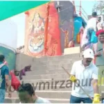 Executive Officer G Lal cleaned the ghats along with Ganga guards