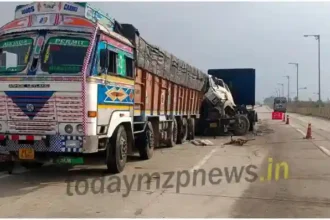 Horrible road accident in Mirzapur