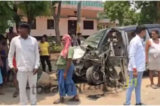 Kachhwa The tragic road accident near Sabesar village left everyone shocked