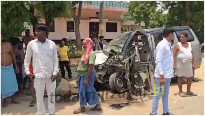 Kachhwa The tragic road accident near Sabesar village left everyone shocked