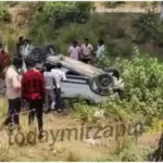 Madihaan Car overturned while trying to overtake three injured