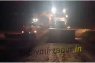 Madihaan Video of illegal gravel mining inside a pond goes viral