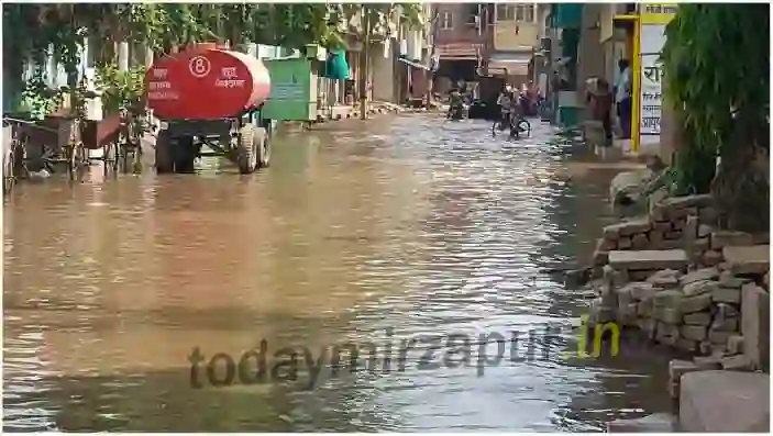 Mirzapur Nagar Palika claims of cleanliness exposed
