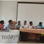 Preparatory meeting for TB screening campaign held at Community Health Center Lalganj