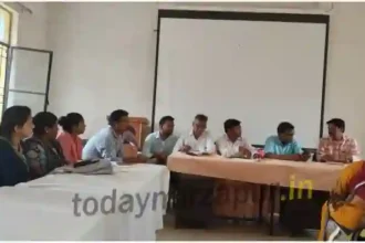 Preparatory meeting for TB screening campaign held at Community Health Center Lalganj