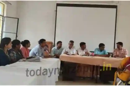 Preparatory meeting for TB screening campaign held at Community Health Center Lalganj