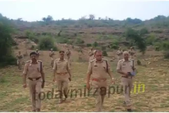 Senior Superintendent of Police launched an intensive combing operation in Mirzapur