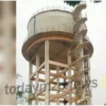 The water tank of Jal Jeevan Mission became dilapidatedV