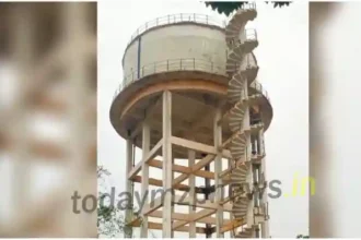 The water tank of Jal Jeevan Mission became dilapidatedV