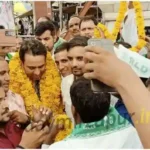 Union Minister Jayant Chaudhary was welcomed in Narayanpur