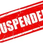 Suspended